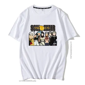 Soul Eater Black Star Print Barbati Tricou Tricouri De Vara Japonia Anime Casual Tricou De Moda De Fitness Maneci Scurte Largi De Hip Hop T-Shirt