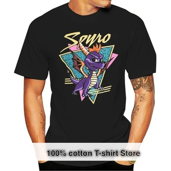 Spyro - Retro Logo - Mens T Shirt Pierde Dimensiunea Tricou