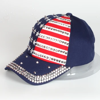 Steagul American BaseballCap Stras Stele Denim Sapca Snapback Hop Pălărie