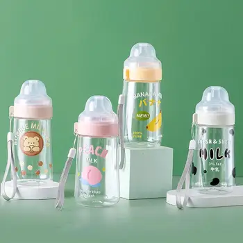 Sticla de apa Eco-friendly, Praf-dovada de Plastic pentru Copii Hrănire Sticla de Lapte pentru Cămin Studențesc Fierbător de Apă Sticle de Copii de Școală