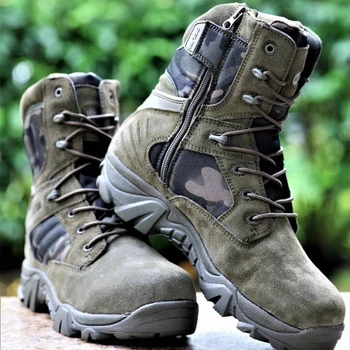Tactică Militară Ghete Barbati Cizme Forță Specială Deșert Luptă Armată Cizme În Aer Liber, Drumeții Cizme Glezna Pantofi Pentru Bărbați De Muncă Safty Pantofi