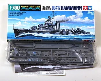TAMIYA MODEL 1/700 militare la SCARĂ modele #31911 Distrugătorul USS DD412 Hammann plastic model de kit