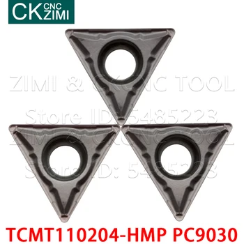 TCMT110204-HMP PC9030 TCMT21.51-HMP PC9030 Carbură de Cotitură Externe Insertii CNC de Strunjire, pentru lemn Insertii de instrumente pentru oțel inoxidabil