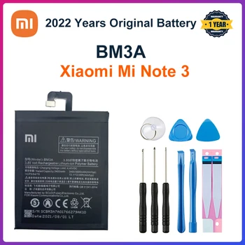 Telefon Original, Bateria Mi Note 3 Baterie Xiaomi Note3 BM3A Înlocuire Baterii Xiomi bateria pentru MiNote 3
