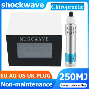 Terapia Shockwave Mașină Pentru ED Tratament Ameliorarea Durerii, Masaj Pistol Portabil Undă de Șoc Chiropractic Ajustarea Instrument 2 in 1