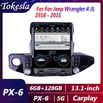 Tokesla Pentru Jeep Wrangler JK 4 Radio Auto Android Multimedia Video Dvd Player Tesla Touch Screen 2 Din Receptor Stereo de Navigare