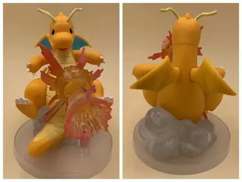 TOMY Pokemon Figura de Acțiune Reală Anime Model Charmander Scena Papusa Cutie Decor Jucărie