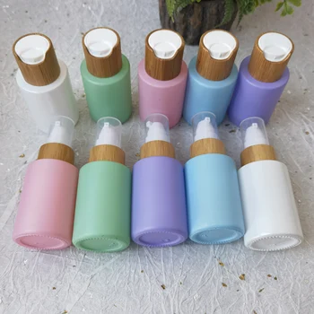 Transport Gratuit 30ml Sticle de Parfum de Bambus Capac Lotiune Recipient Flacon Picurător Cosmetice de Călătorie Sticle Set