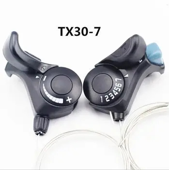 TX30 Tourney SL-TX30 schimbator Bicicleta Maneta Schimbătorului de viteze 3 7 21 Biciclete MTB Schimbator Declanșator Comutator Stânga/Dreapta Accesorii Cablu