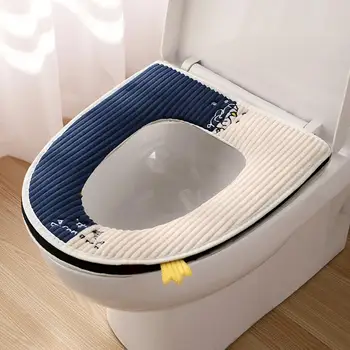 Utile Toaletă Pad cu Mâner Closestool Scaun Mat Non-Purtători de Despicare cu Design Scaun de Toaletă Perna Anti-murdar