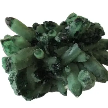 Verde Cluster De Cristal Osos Cuarț Punct Bagheta Minerale De Vindecare De Cristal Druse Vug Specimen Piatra Naturala