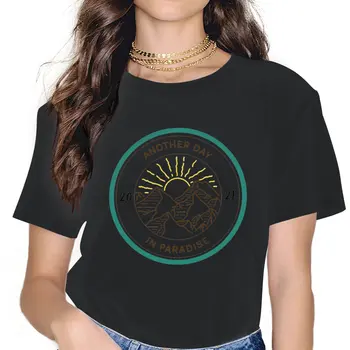 Verde Doar o Altă Zi pentru Femei T Shirt Sunset în Rocky Mountain Naturala Casual Tricou Maneci Scurte Rotund Gat T-Shirt