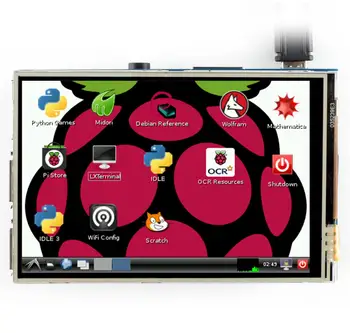 Waveshare 3.5 inch Ecran Tactil Rezistiv TFT LCD Display 480*320 Pixeli pentru Raspberry Pi Ubuntu Kali