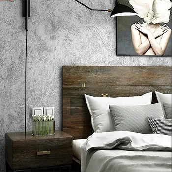 wellyu Nordic industriale vânt ciment gri tapet modern, simplu culoare pură dormitor living îmbrăcăminte magazin de ceai tapet