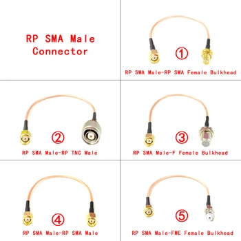 Wifi Extensie Antena RP-SMA Male Comutare Inversă RP SMA Male RP TNC Plug Coadă Cablu Adaptor RG316 15 cm/30 cm/50cm NOU