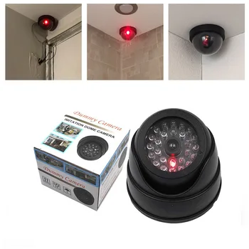 Wireless Dummy False de Securitate aparat de Fotografiat False de Securitate CCTV aparat de Fotografiat Acasă Cupola Impermeabila Cu Roșu Intermitent Lumini LED Interior Exterior