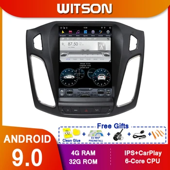 WITSON Android 9.0 verticală ecran Multimedia Auto tesla NAVIGATIE GPS Radio player pentru FORD FOCUS 2013 - 2017