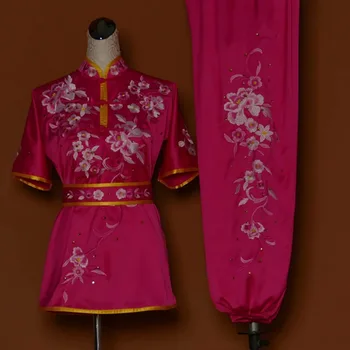wushu taichi taiji haine changquan uniformă concurs de arte Martiale de îmbrăcăminte brodate kungfu nanquan taolu haine de uniformă