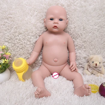WW1521 50cm 3600g Realist Silicon Renăscut Baby 3 Culori Ochi Alegeri Fată Nou-născut Copilul Jucării pentru Copii Cadou de Crăciun