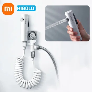 Xiaomi Higold Portabile Bideu Pulverizator Set Pentru Lavoar Din Oțel Inoxidabil Mână Robinet Arma Pentru Baie De Curățare De Sine Mână, Cap De Duș