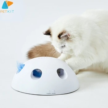 Youpin Electrice Inteligente Interactive Pisică Jucărie cu Pene Automate Telescopice Joc pentru animale de Companie Consumabile pentru animale de Companie Amuzant Pisoi Pisică Jucărie