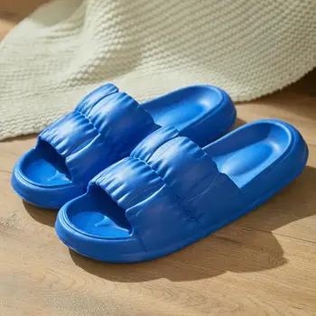 Încălțăminte 1 Pereche Elegant Open Toe Slip-On Papuci de casă Respirabil Femei Sandale Rotund Toe pentru Uzura de zi cu Zi