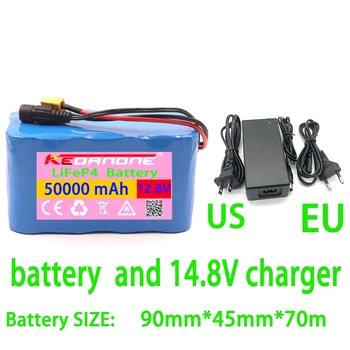 Аккумуляторная батарея 12,8 В 32700 lifepo4 4S2P Ач со сбалансированным 4S 50a bms для электролодки и бесперебойного источника п