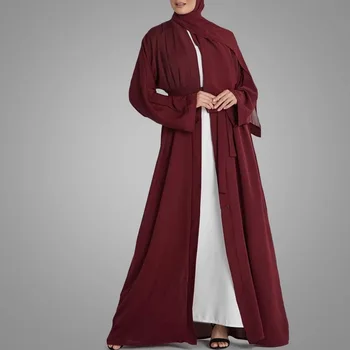 Musulmani De Modul de Caftan Arabi de modest Islamic rochie în Arab din Dubai moda femeie abaya cardigan robeS281